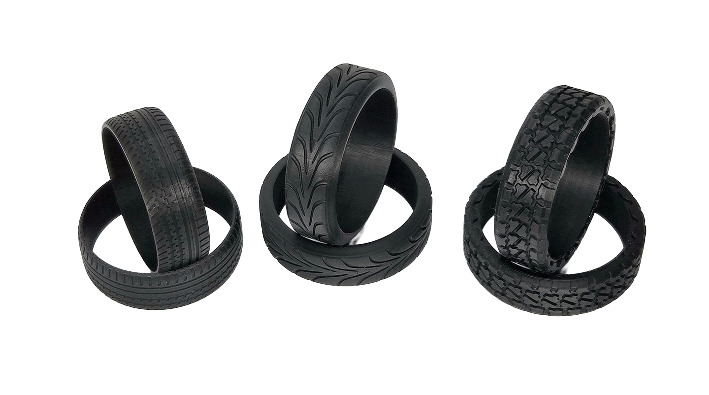 1:18 Dually Tires - 3 Designs