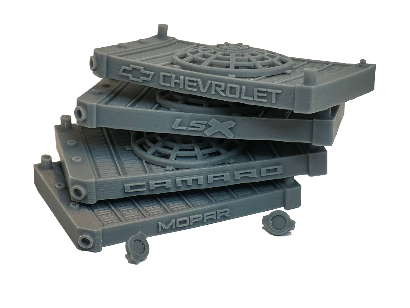 Radiators -Set 1 (Embossed) - 1:18 Diecast model Car Part - Resin Part ...