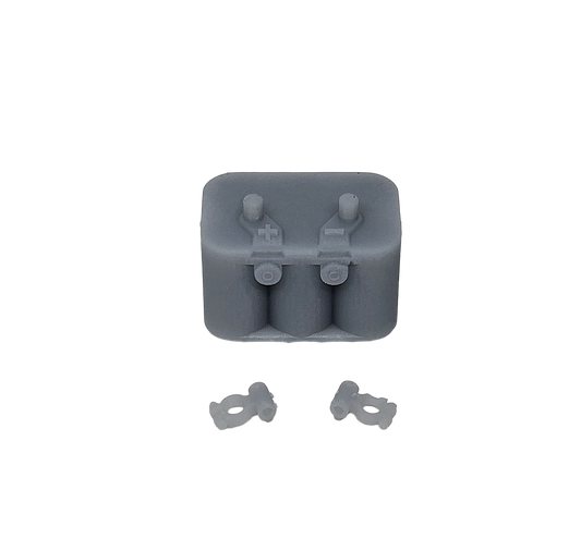 Optima Battery with Clamps